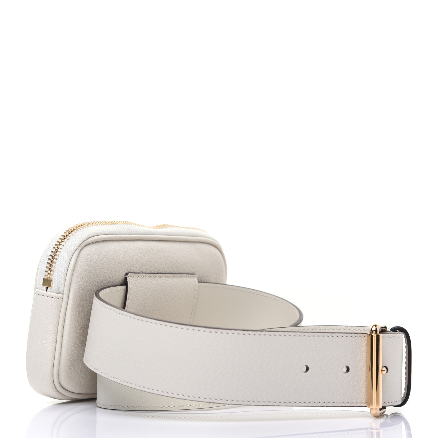 Gucci Grained Calfskin Ophidia Belted iPhone Case 85 34 White 3 of 12