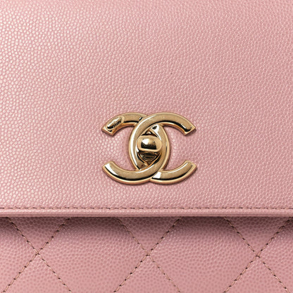 Chanel Caviar Quilted Small Business Affinity Flap Light Pink 8 of 14
