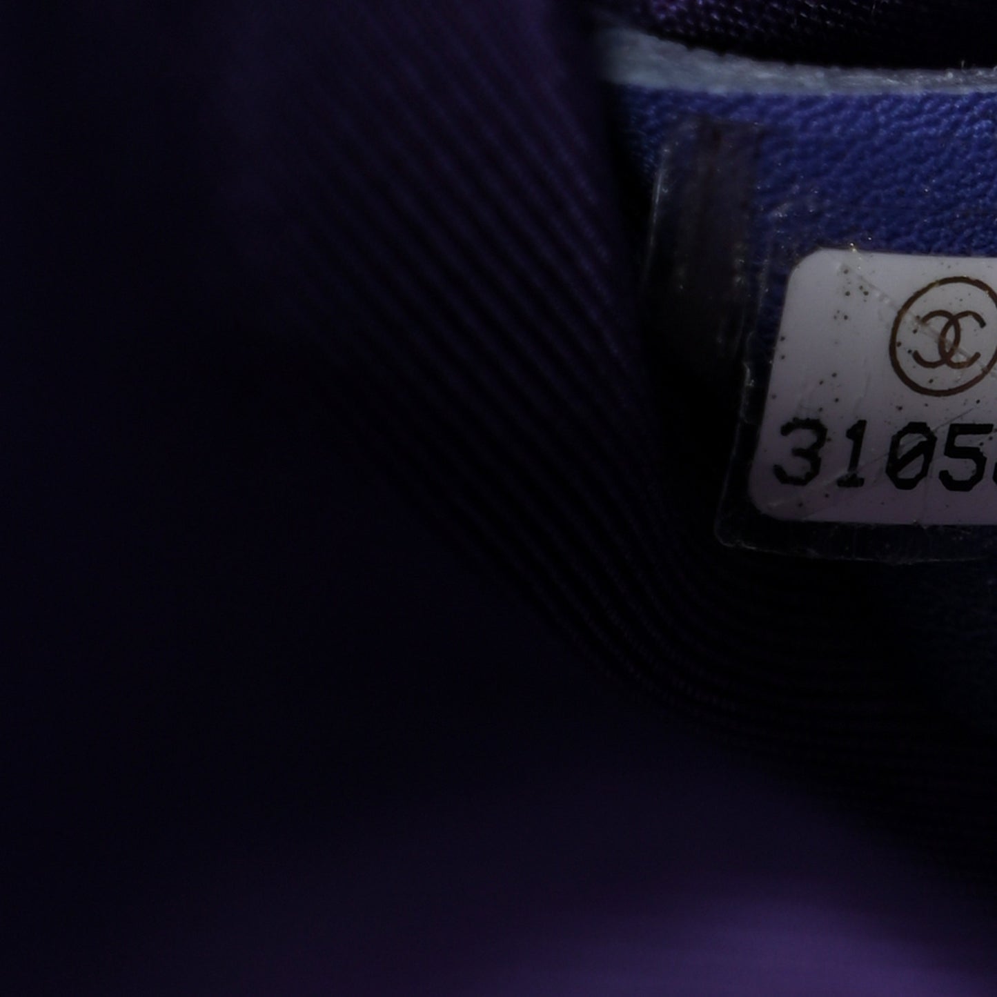 Tie Dye Calfskin Quilted Medium Chanel 19 Flap Blue Purple