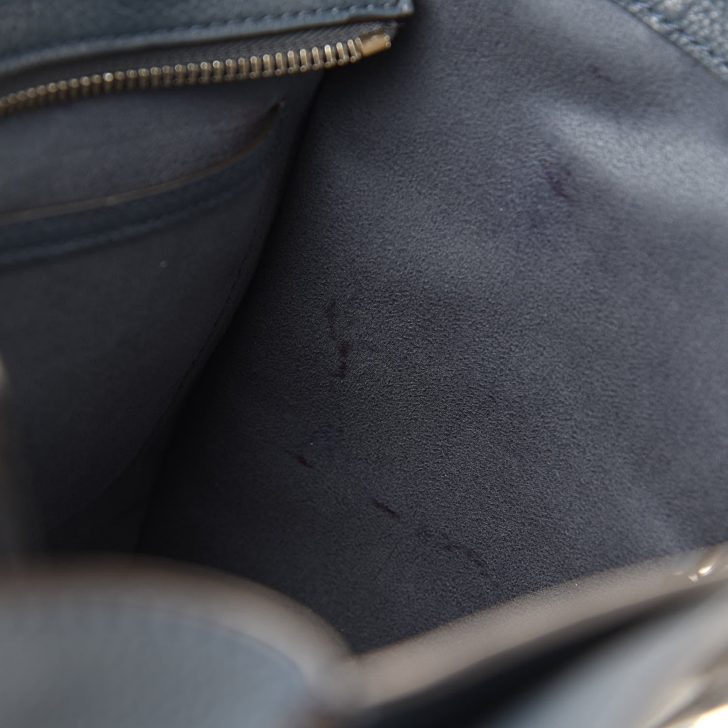 Celine Drummed Calfskin Micro Luggage Orage 11 of 17