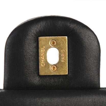 Chanel Iridescent Calfskin Large Chic Quilt Flap Black 6 of 9
