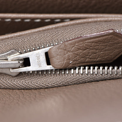 Hermes Taurillon Clemence Jypsiere 34 Etoupe 14 of 28