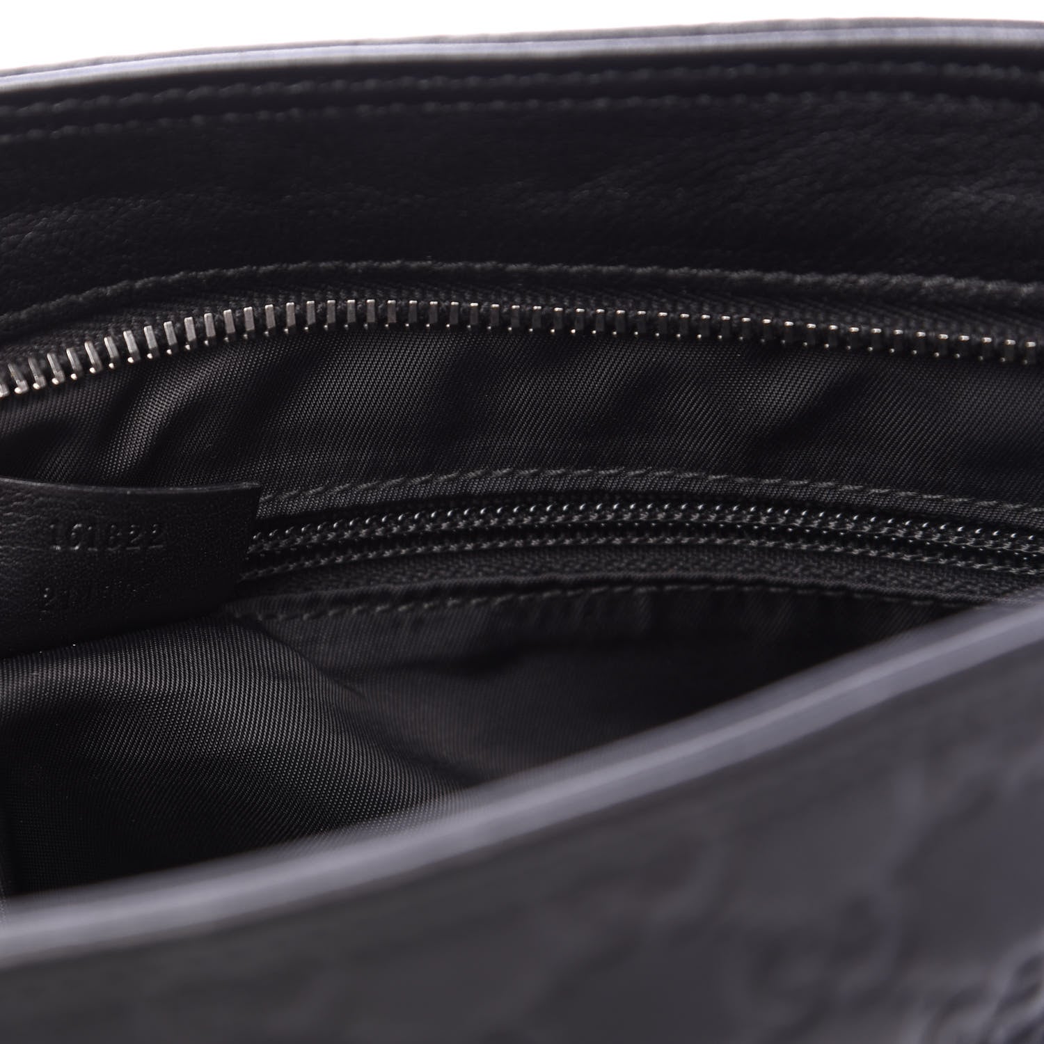 Gucci Guccissima Nylon Messenger Bag Black 9 of 10