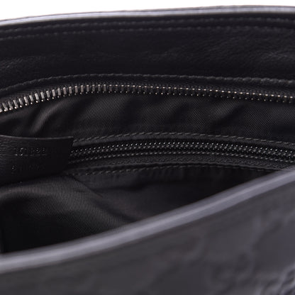 Gucci Guccissima Nylon Messenger Bag Black 9 of 10