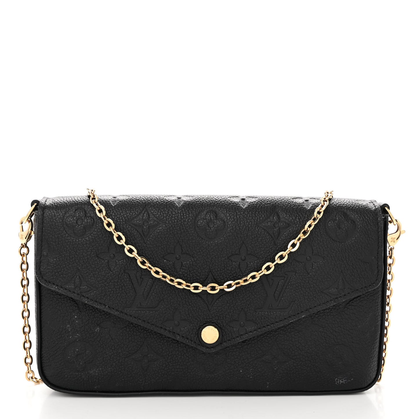 Empreinte Pochette Felicie Chain Wallet Black