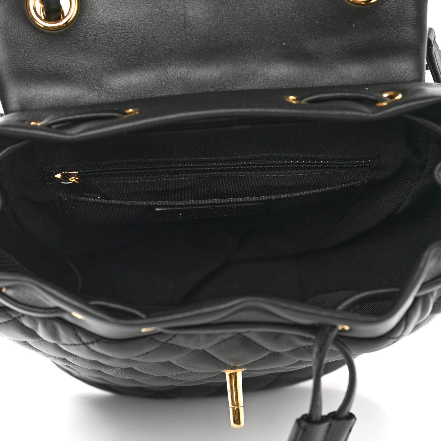 Chanel Lambskin Quilted Small Urban Spirit Backpack Black 5 of 11