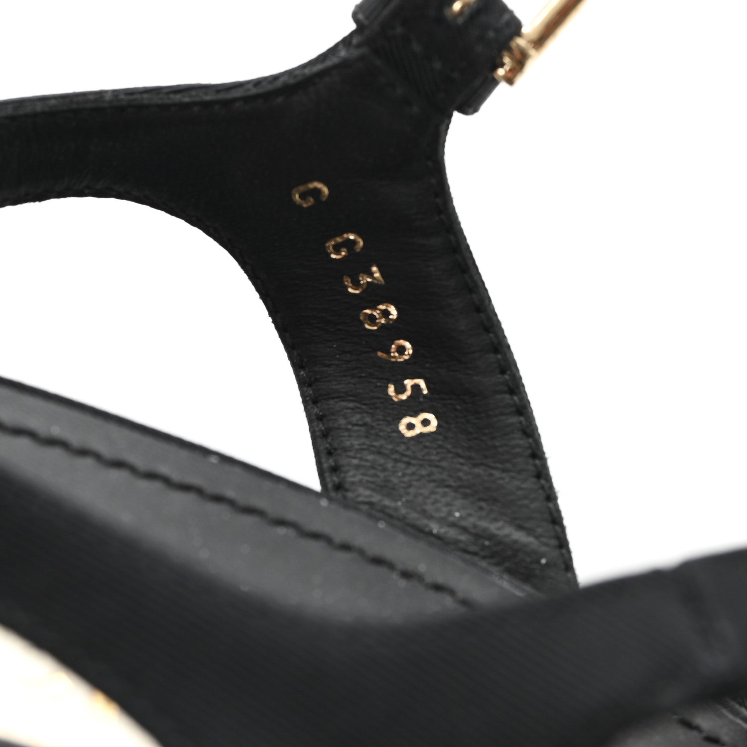 Chanel Grosgrain Platform Sandals 41 Black 9 of 9