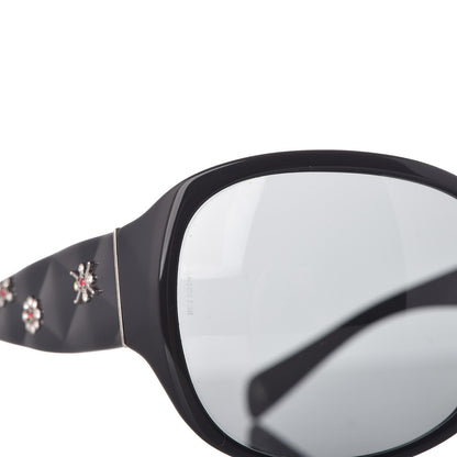 Chanel CC Crystal Sunglasses 5150-B Black 6 of 9