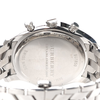 Burberry Stainless Steel 42mm Chronograph Quartz Watch Grey BU1850 4 of 6