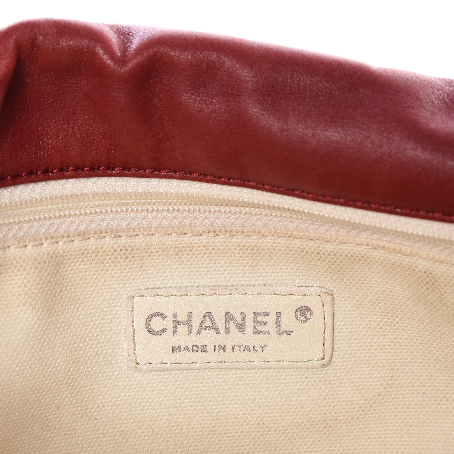 Chanel Lambskin Perforated Medium Baseball Spirit Flap Red 10 of 12