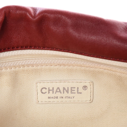 Chanel Lambskin Perforated Medium Baseball Spirit Flap Red 10 of 12