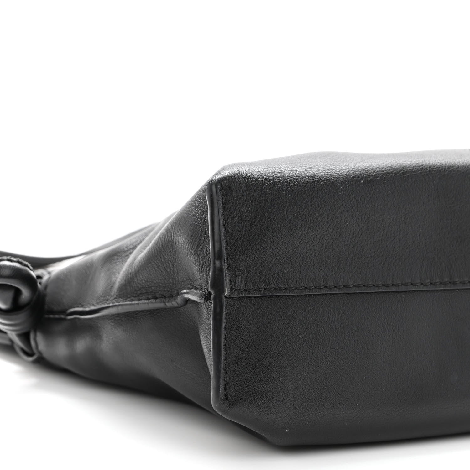 Loewe Calfskin Mini Flamenco Knot Clutch Black 8 of 9