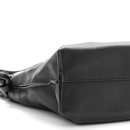 Loewe Calfskin Mini Flamenco Knot Clutch Black 8 of 9