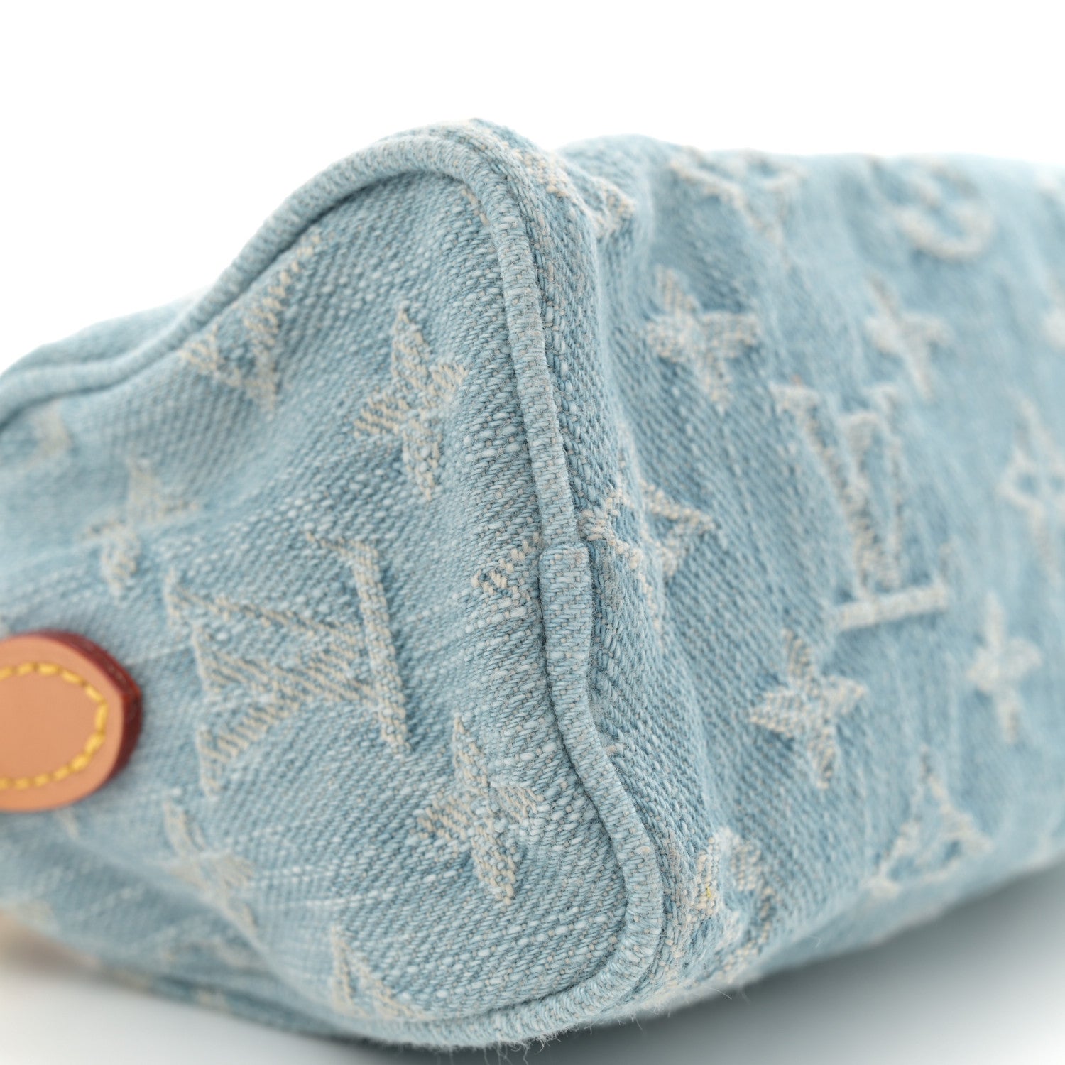 Louis Vuitton Monogram Denim Nano Speedy Sky Blue 8 of 9