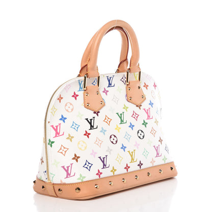 Louis Vuitton Monogram Multicolor Alma White 3 of 9