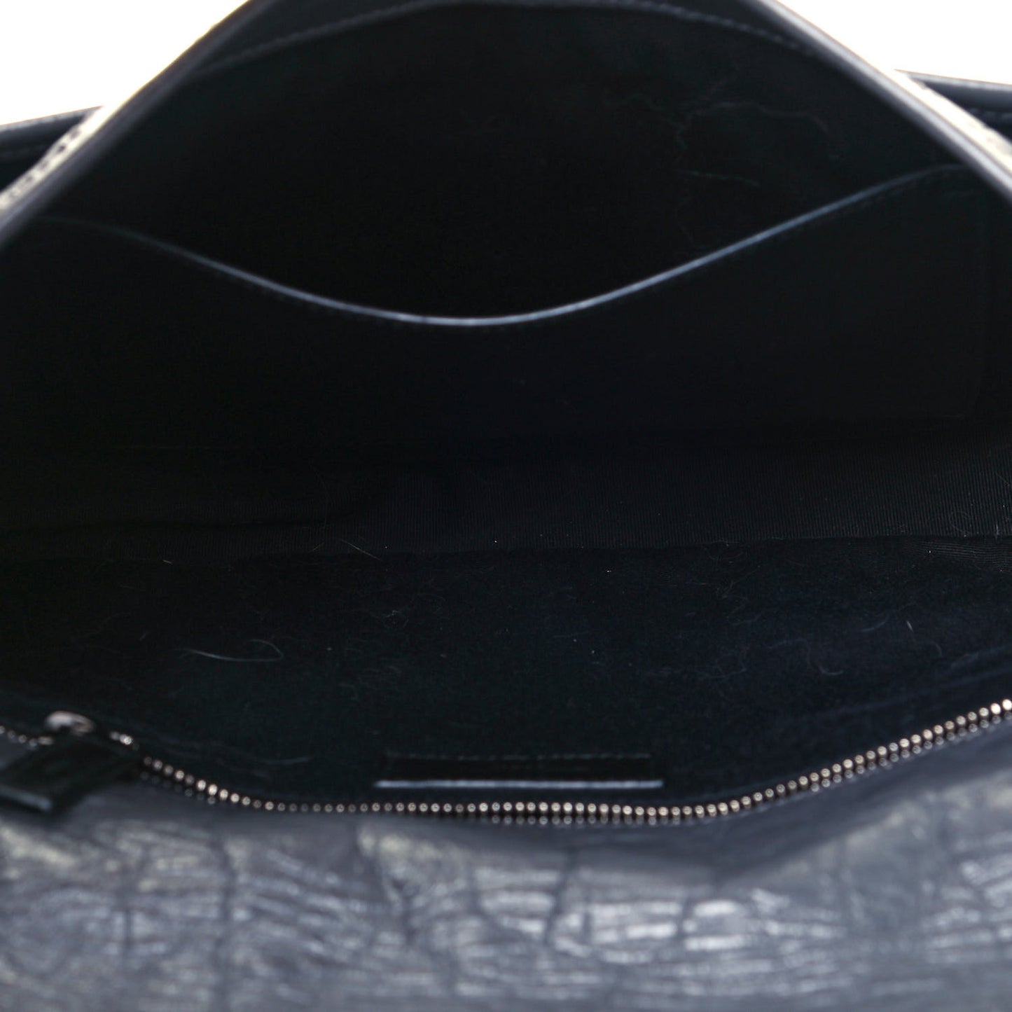Crinkled Calfskin Matelasse Monogram Medium Niki Chain Satchel Storm