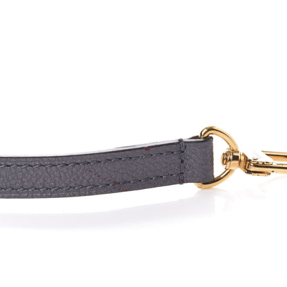 Louis Vuitton Calfskin Adjustable Speedy Shoulder Strap Gris Silver 4 of 6