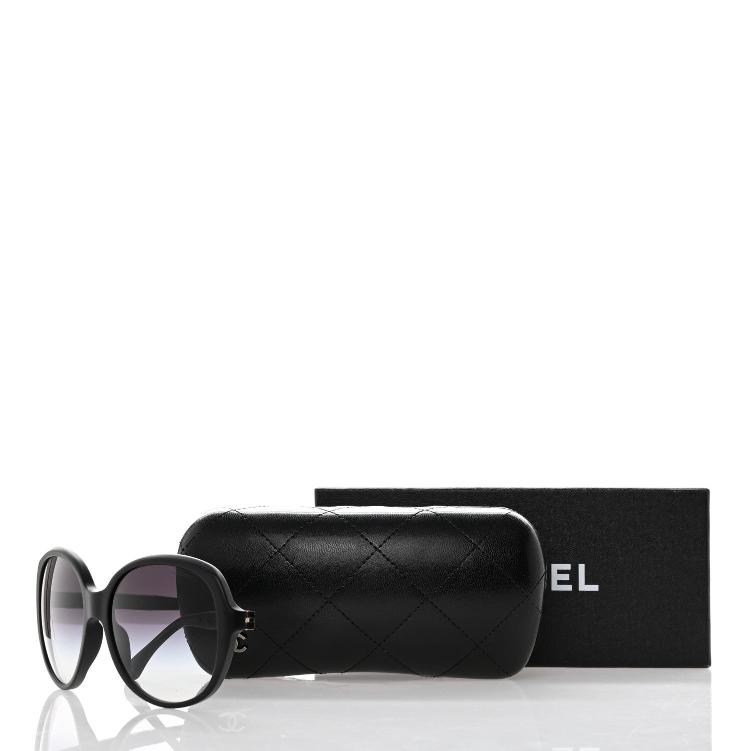 Chanel Acetate Quilted CC Sunglasses 5232-Q Black 8 of 8