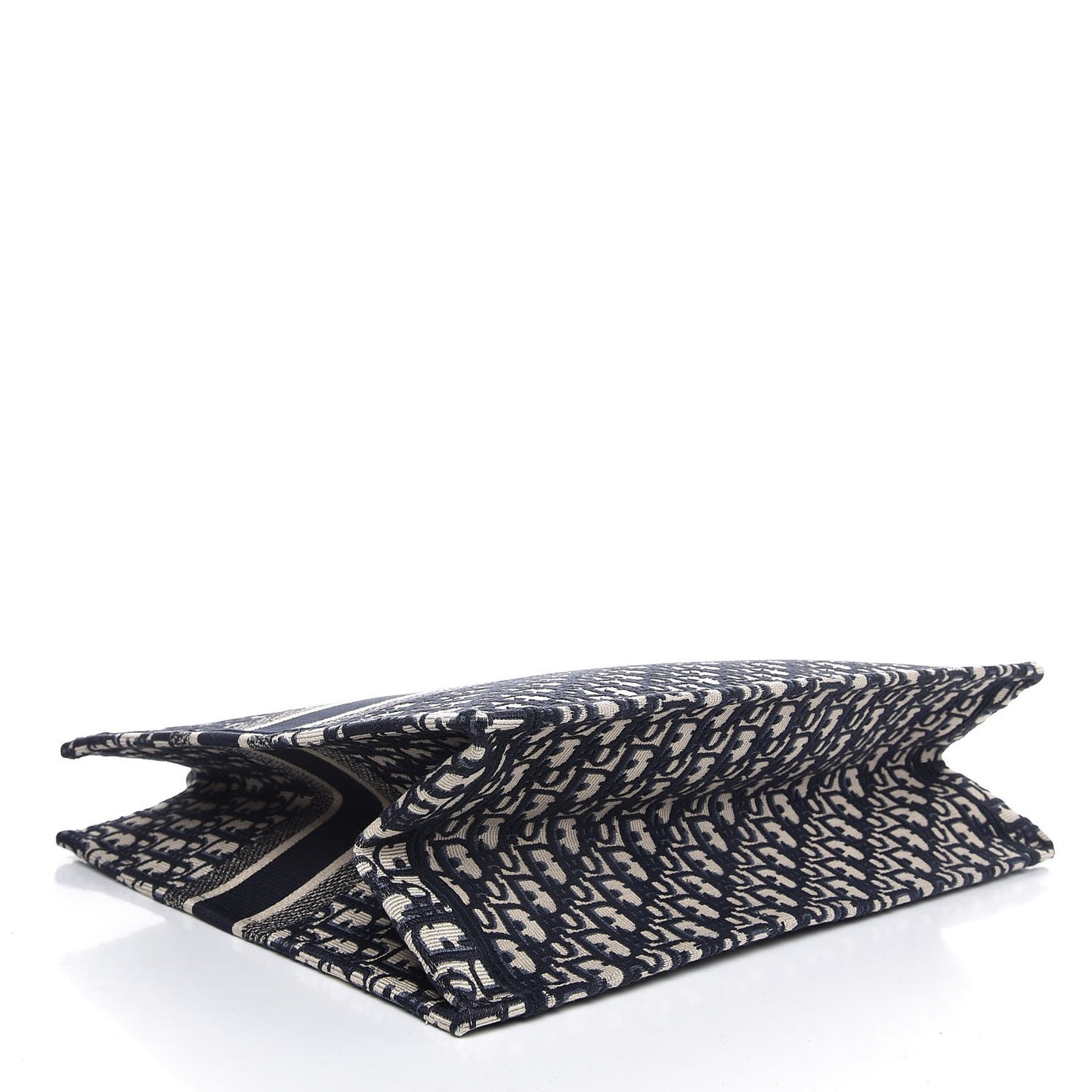 Oblique Book Tote Blue Multicolor