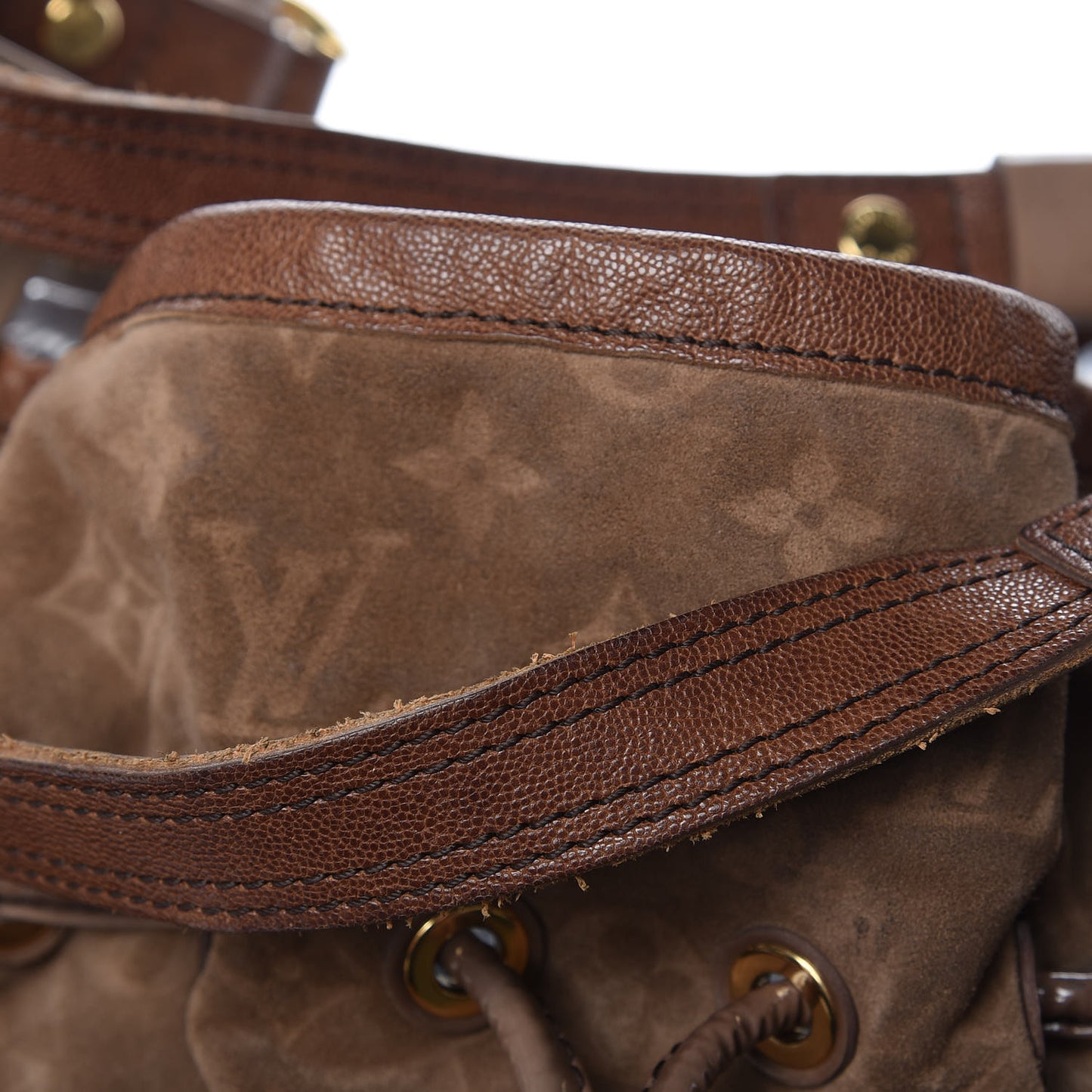 Suede Patent Monogram Irene Brown