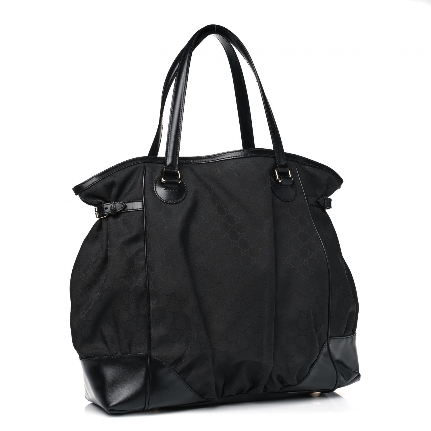 Gucci Monogram Full Moon Tote Black 2 of 10