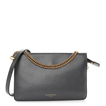 Givenchy Sugar Goatskin Cross 3 Crossbody Bag Dark Grey 1 of 9