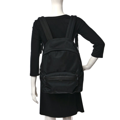 Saint Laurent Canvas City Backpack Black 3 of 9
