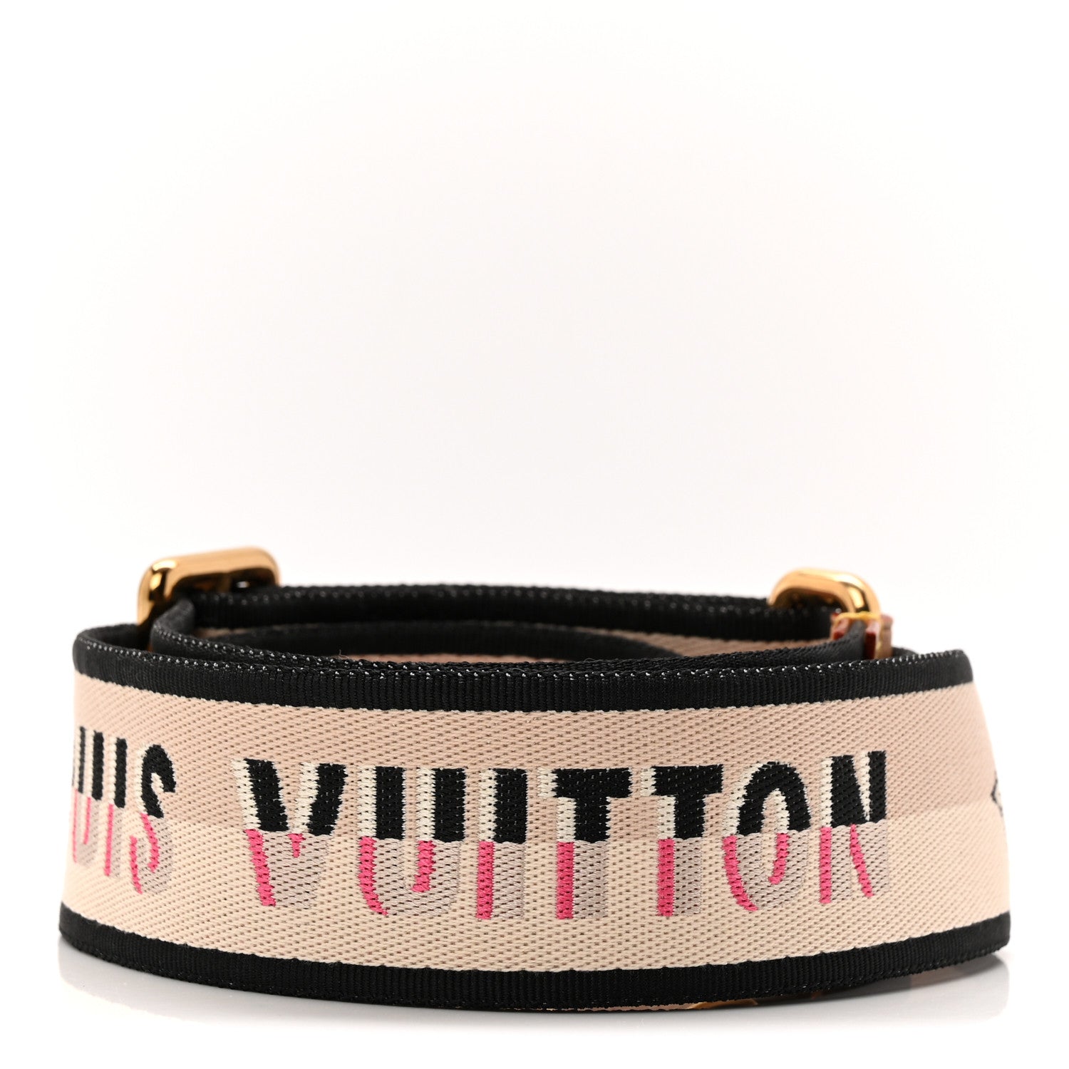 Louis Vuitton Jacquard Speedy Bandouliere 20 Shoulder Strap Black 2 of 3