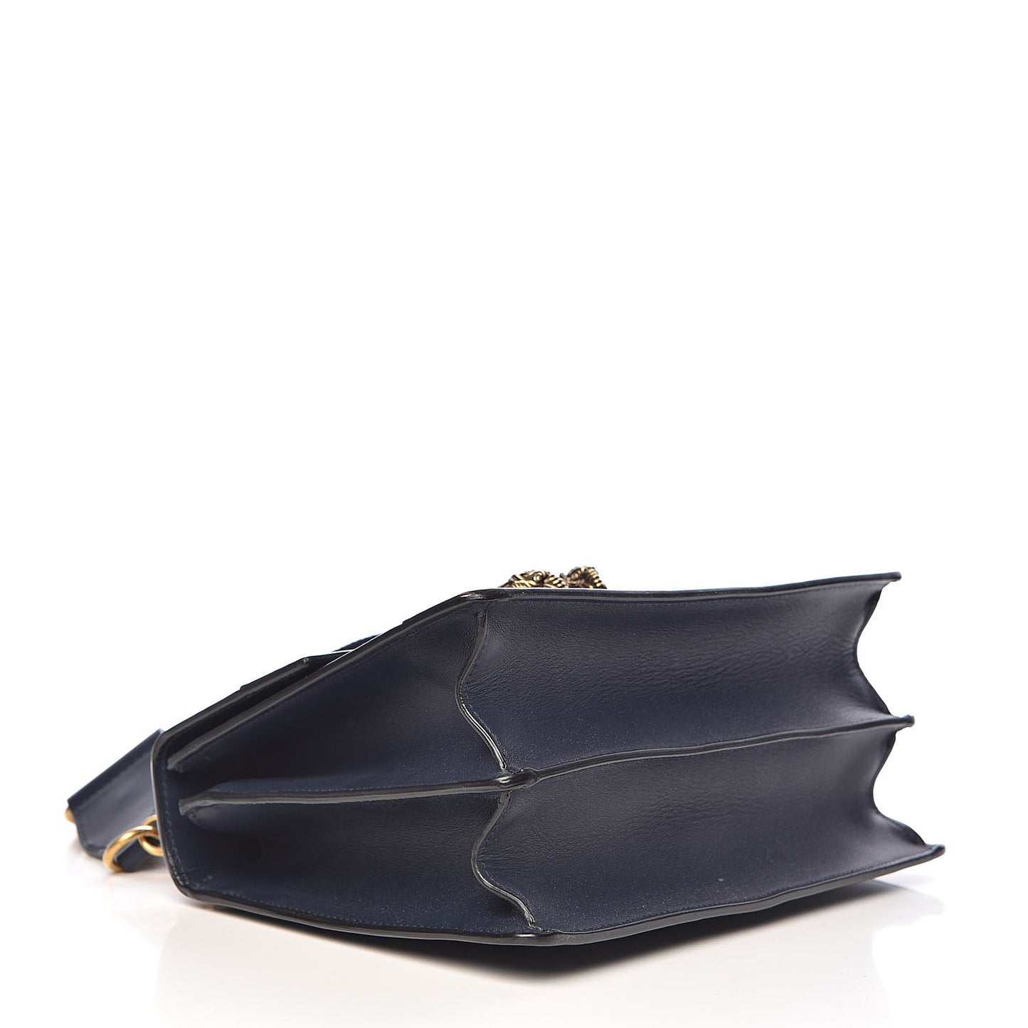 Moon Calfskin Bamboo Web Medium Dionysus Top Handle Bag Blue Emerald Hibiscus Red