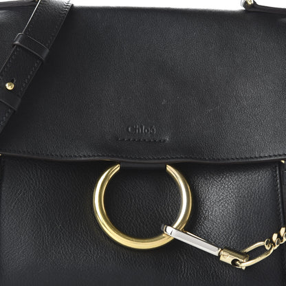 Chloe Calfskin Small Faye Day Shoulder Bag Black 10 of 10