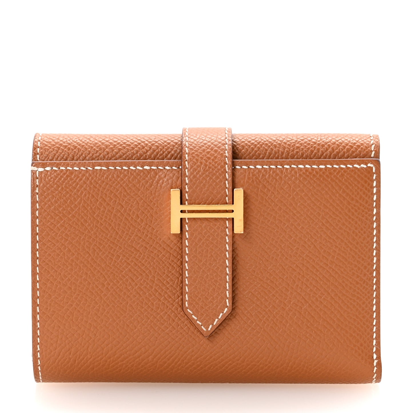 Epsom Tri-Fold Compact Bearn Wallet Gold