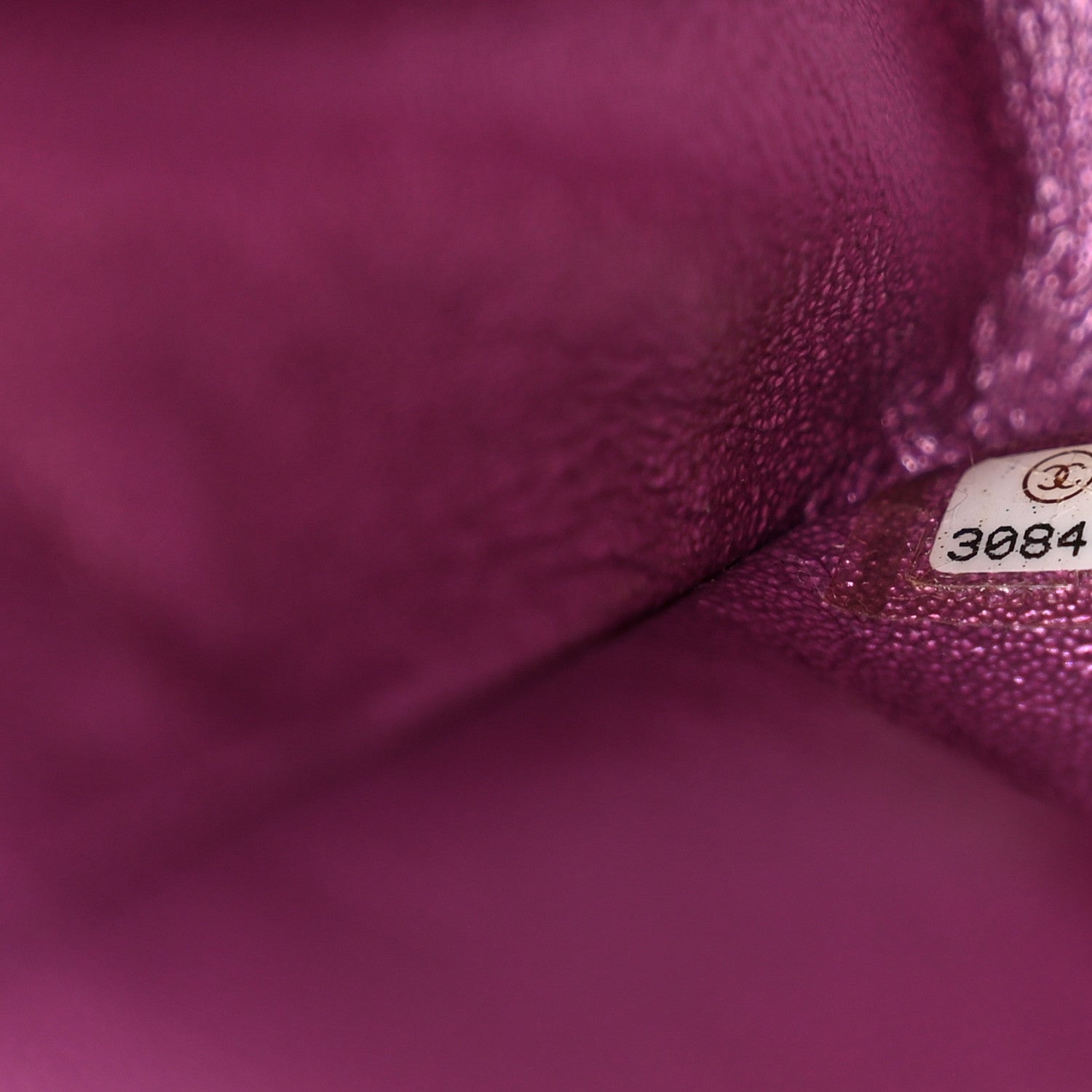 Chanel Iridescent Lambskin Quilted Medium Double Flap Purple 7 of 14
