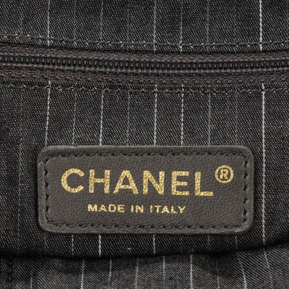 Chanel Glazed Calfskin Large Portobello Tote Black 7 of 7