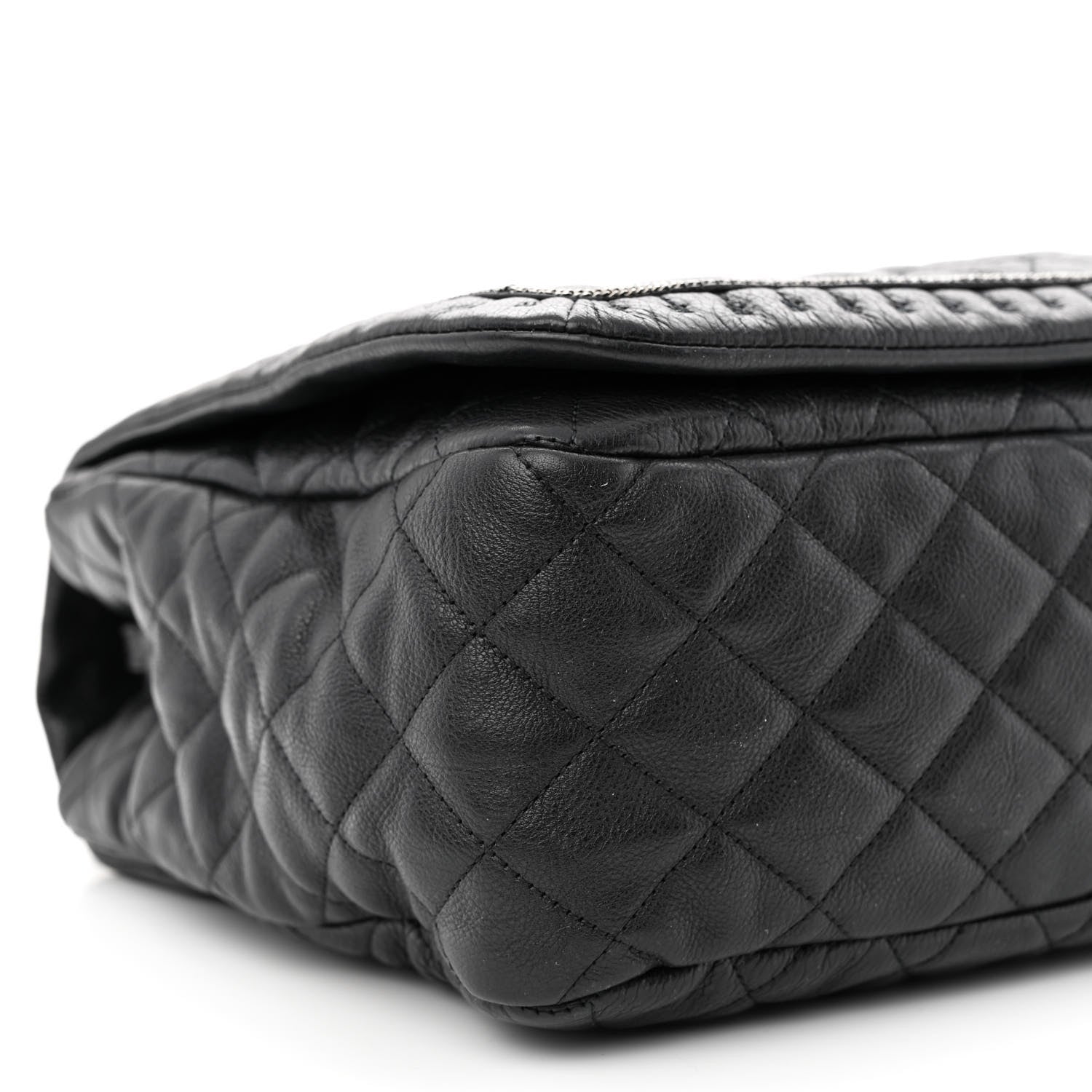 Chanel Calfskin Quilted Large Istanbul Flap Black 9 of 13