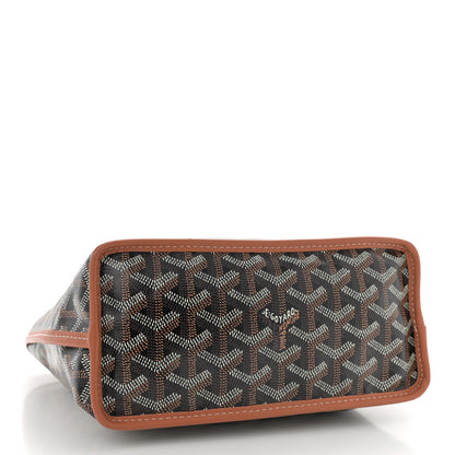 Goyard Goyardine Reversible Mini Anjou Black Gold 6 of 16
