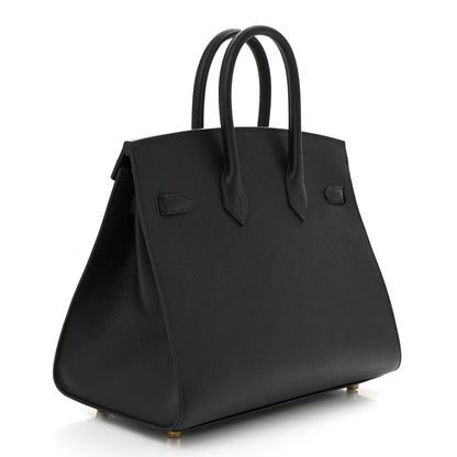 Hermes Epsom Birkin Sellier 25 Black 3 of 11