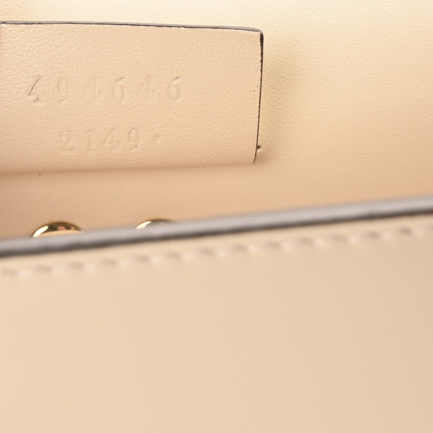 Gucci Calfskin Super Mini Sylvie Chain Shoulder Bag White 7 of 11