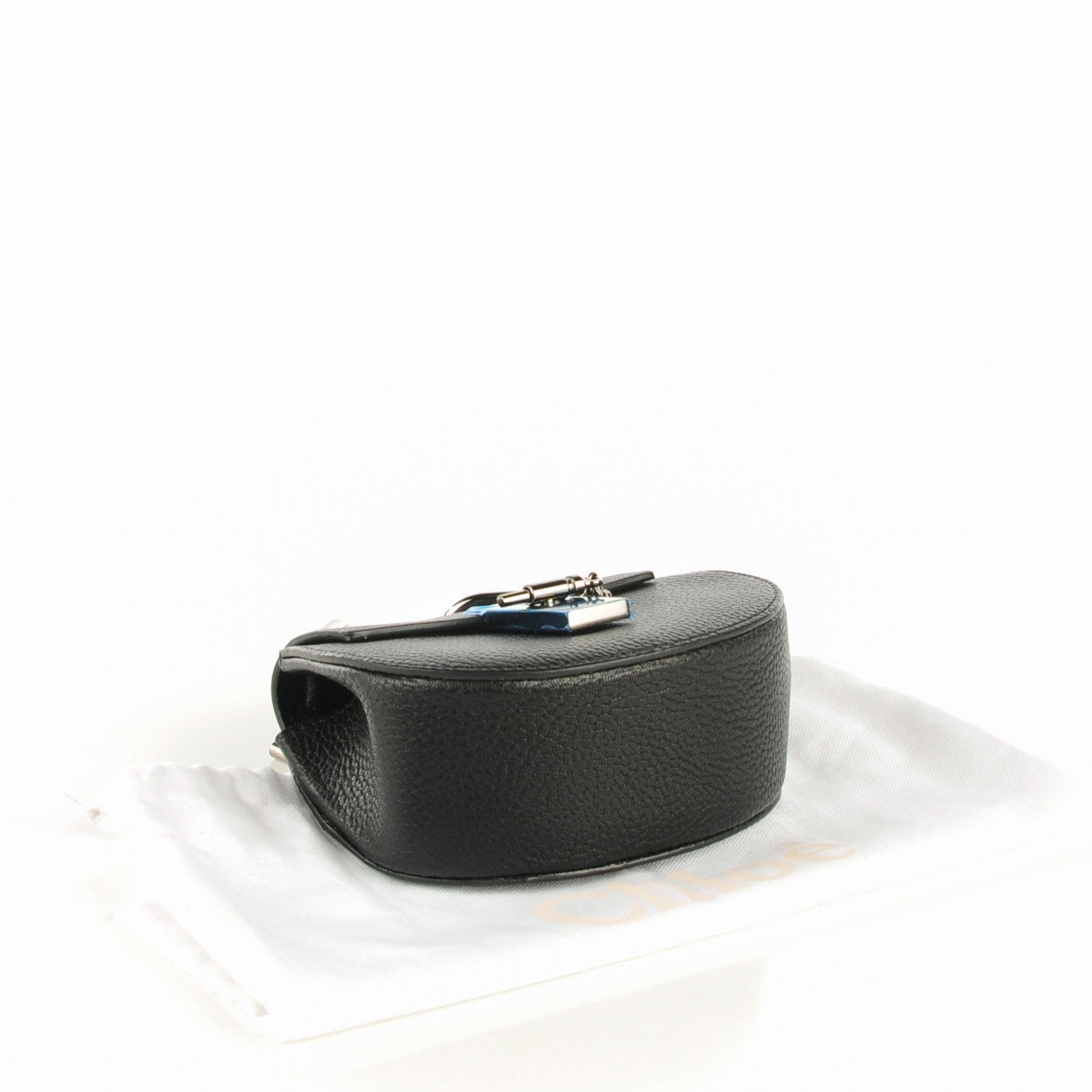 Chloe Grained Lambskin Nano Drew Shoulder Bag Black 4 of 8