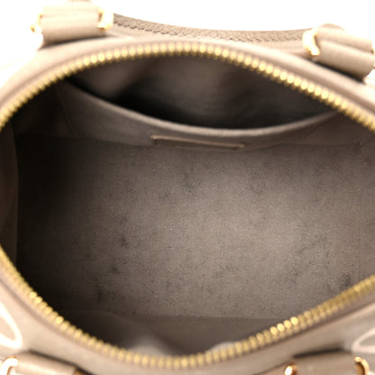 Louis Vuitton Empreinte Monogram Giant Speedy Bandouliere 20 Creme Beige 5 of 12