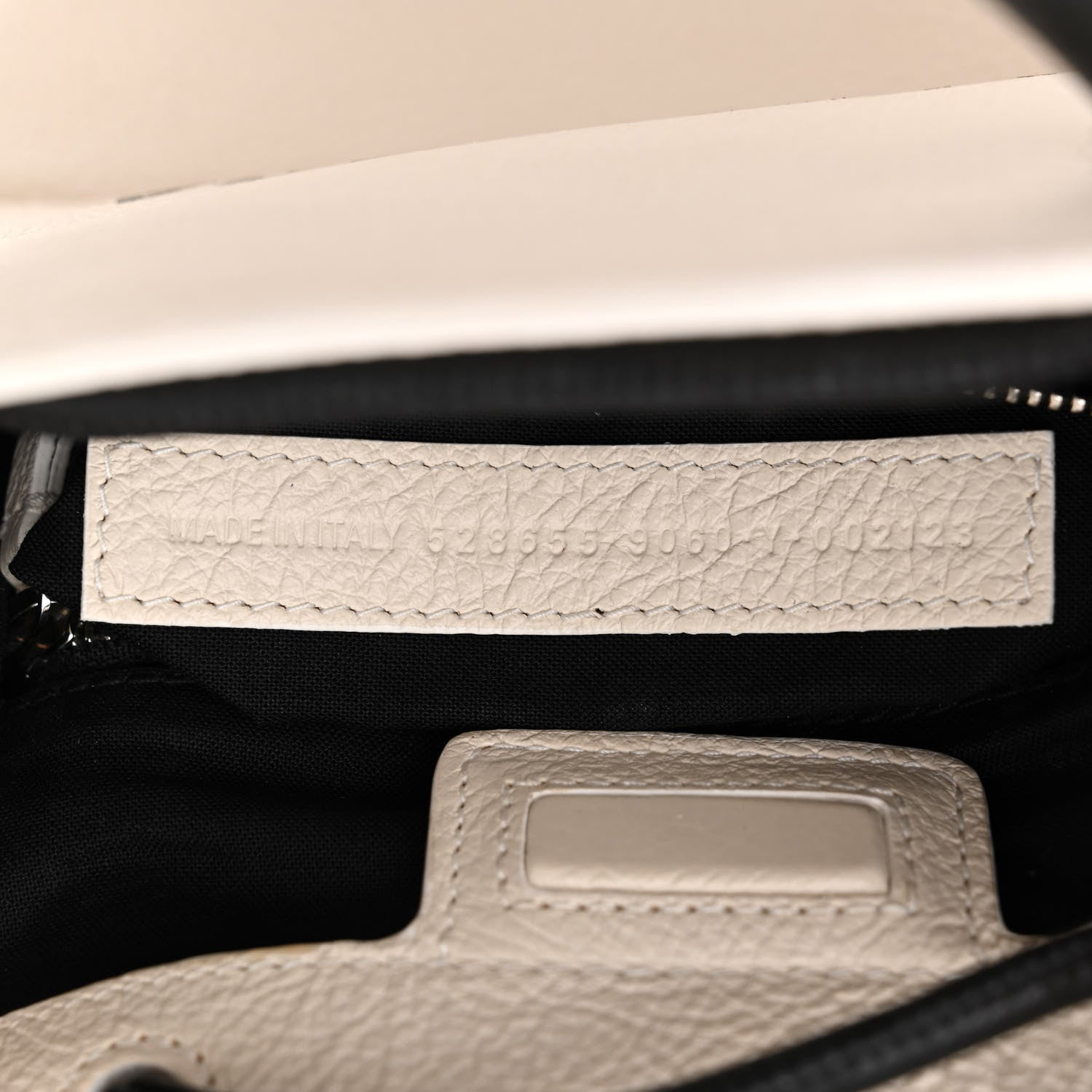 Balenciaga Calfskin Logo XXS Shopping Tote White 7 of 12