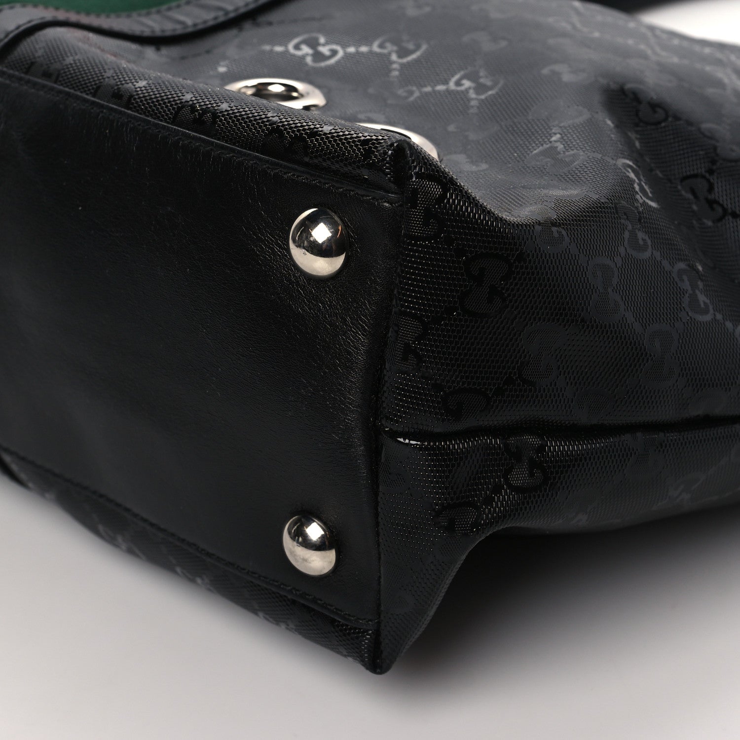 Gucci Imprime Monogram Web 500 Tote Black 9 of 9