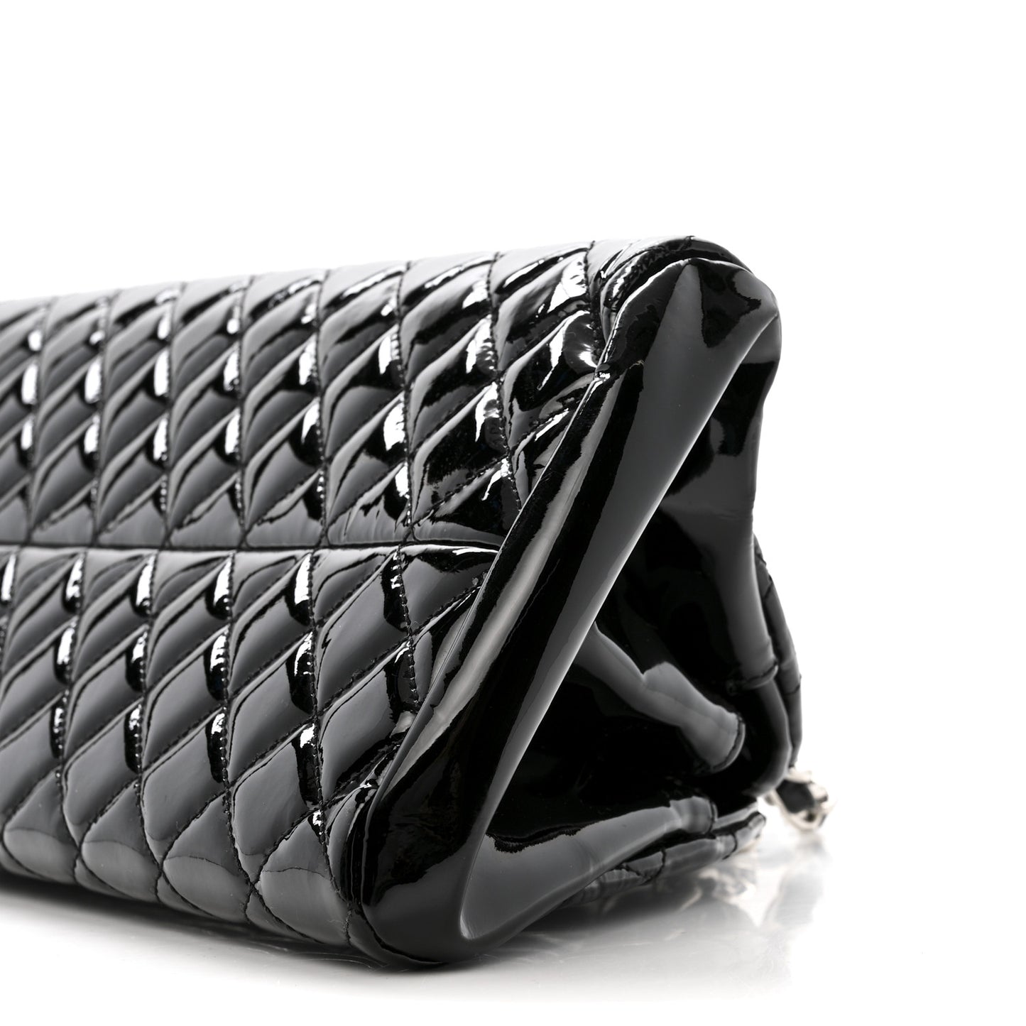 Patent Quilted Medium Just Mademoiselle Black