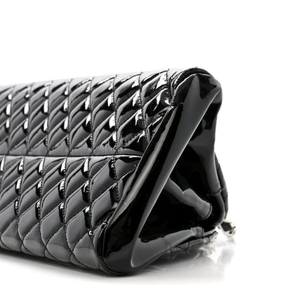 Chanel Patent Quilted Medium Just Mademoiselle Black 11 of 16