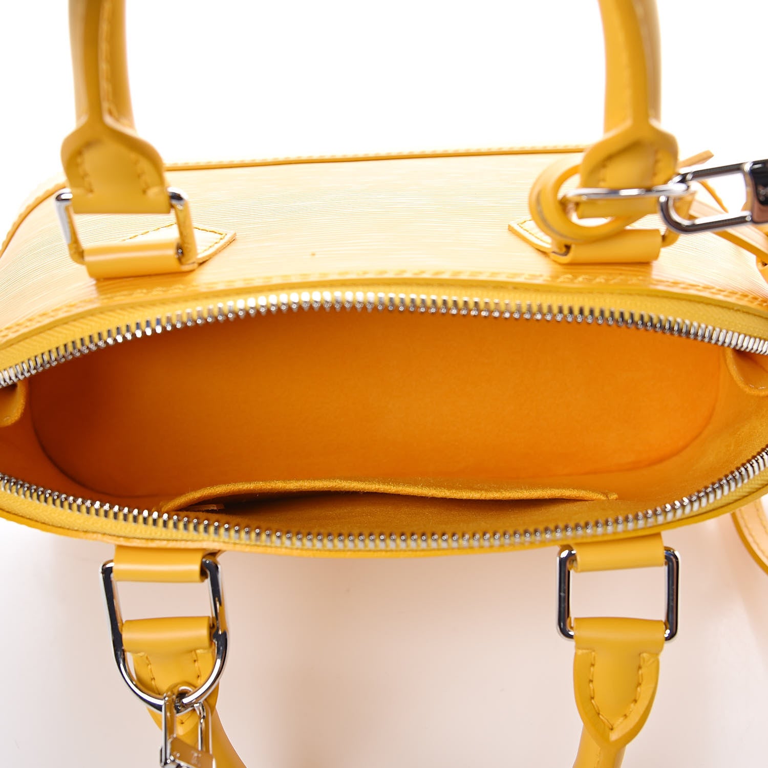 Louis Vuitton Epi Alma BB Citron 5 of 9