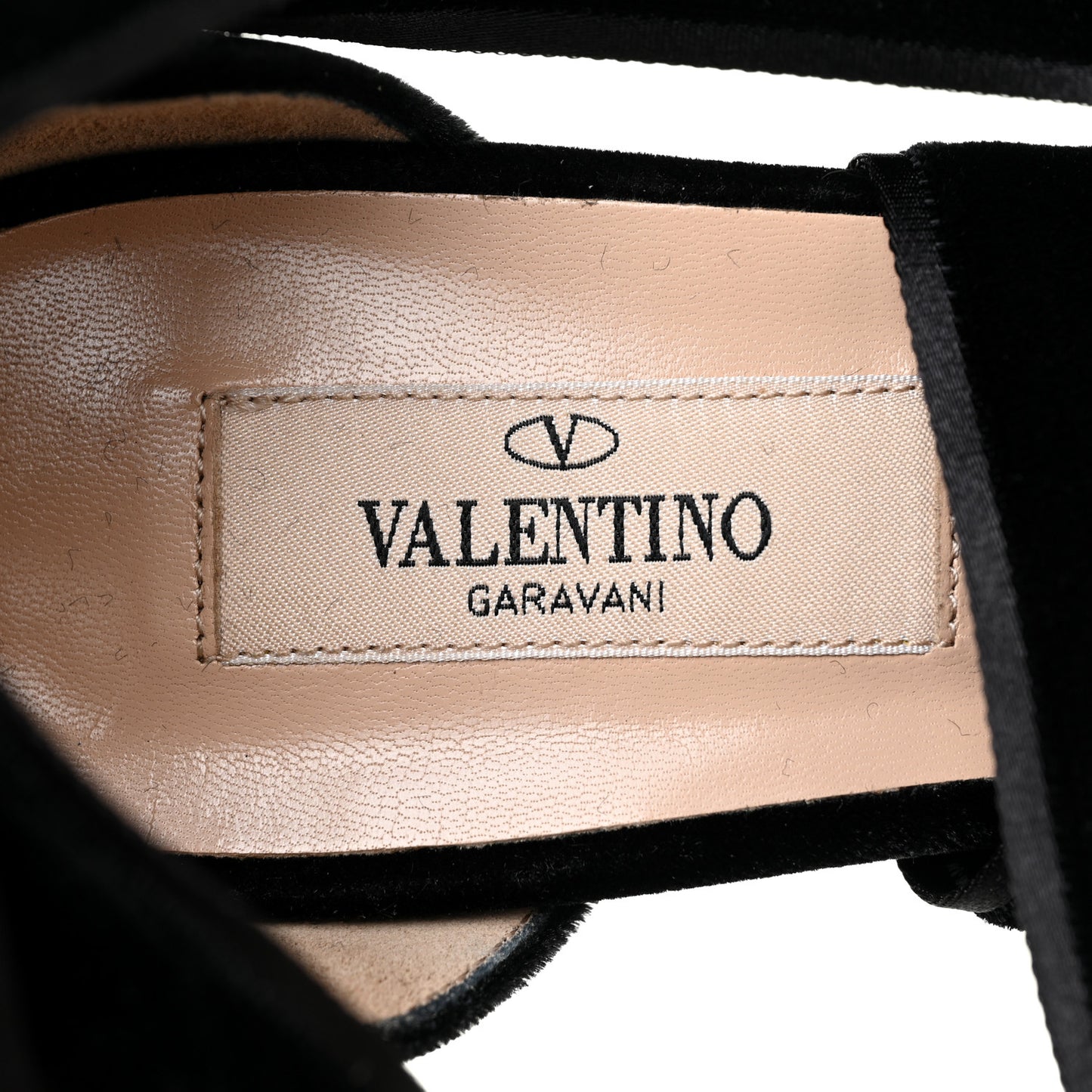 Velvet Ballet Fever Ankle Strap Sandals Heels 39.5 Black