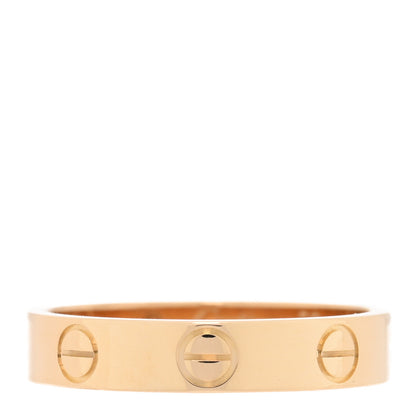 Cartier 18K Yellow Gold 3.5mm LOVE Wedding Band Ring 50 5.25 1 of 5