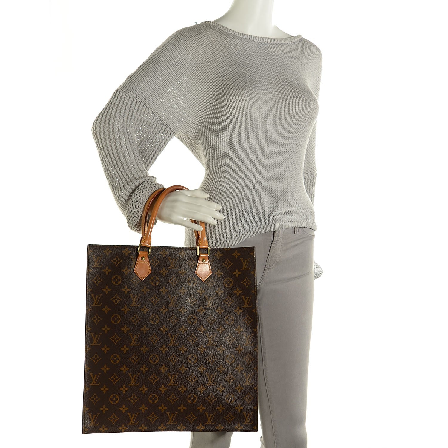 Louis Vuitton Monogram Sac Plat 2 of 7
