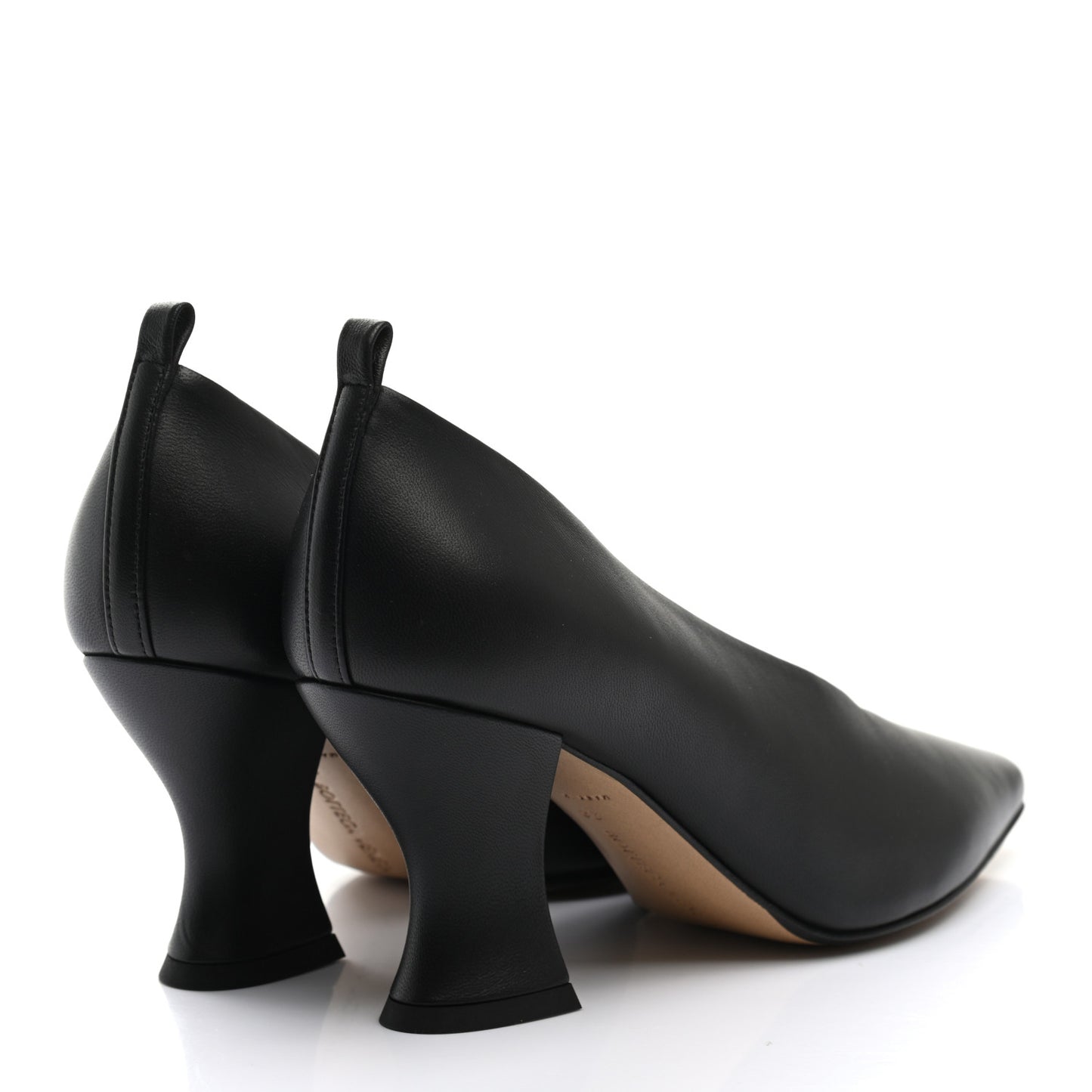 Nappa Almond Pumps 38 Black