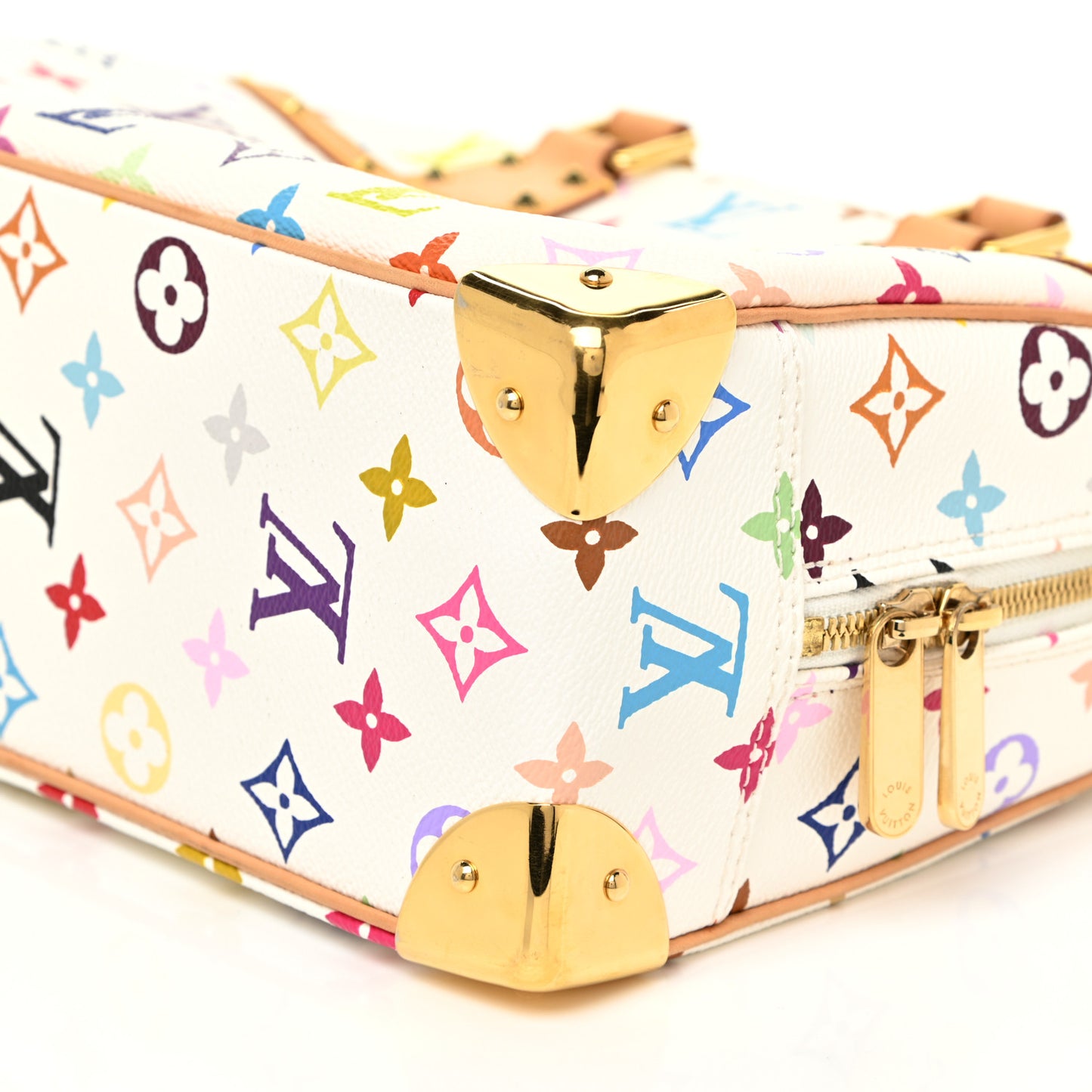 Monogram Multicolor Trouville White