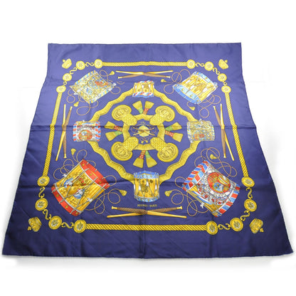 Hermes Silk Les Tambours Scarf 90 1 of 6